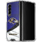 NFL Baltimore Ravens Galaxy Z Fold4 5G Clear Case
